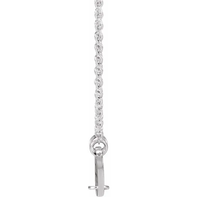 Sterling Silver 2-Disc Engravable Family Disc 18" Necklace