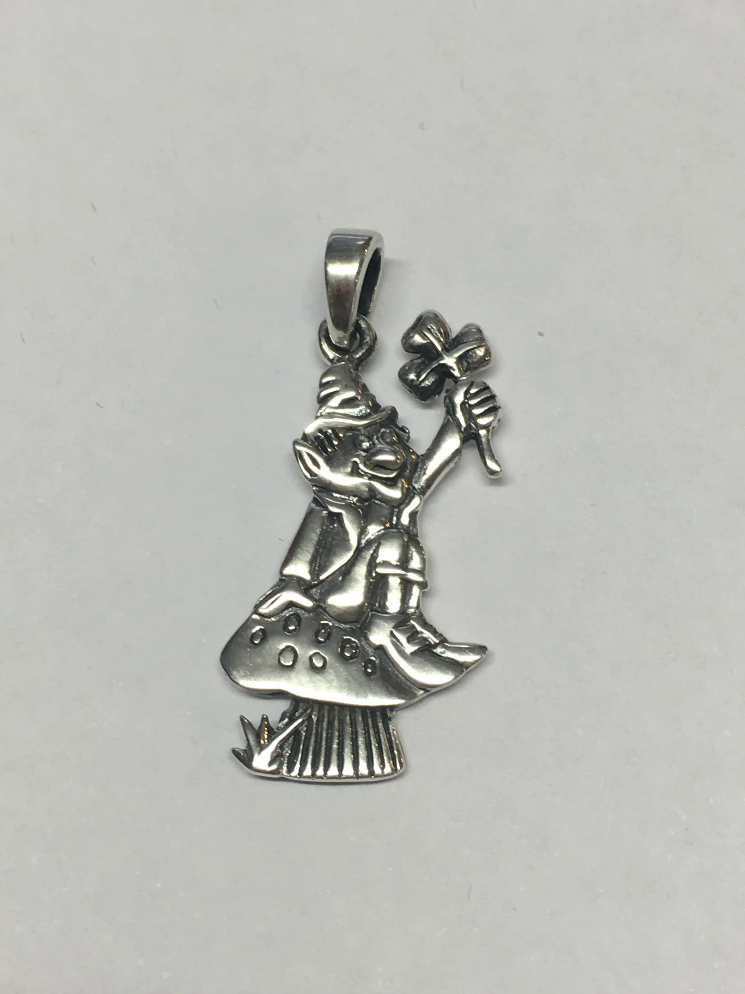 Sterling Silver Leprechaun Charm