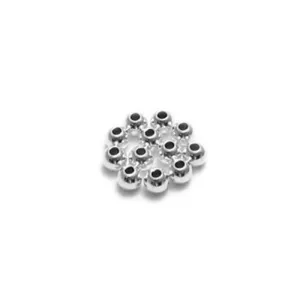 Sterling Silver SPACER BEADS. 3mm. Packet of 24.