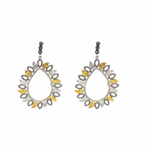 Sterling Silver Vitality Crystal Drop Earring