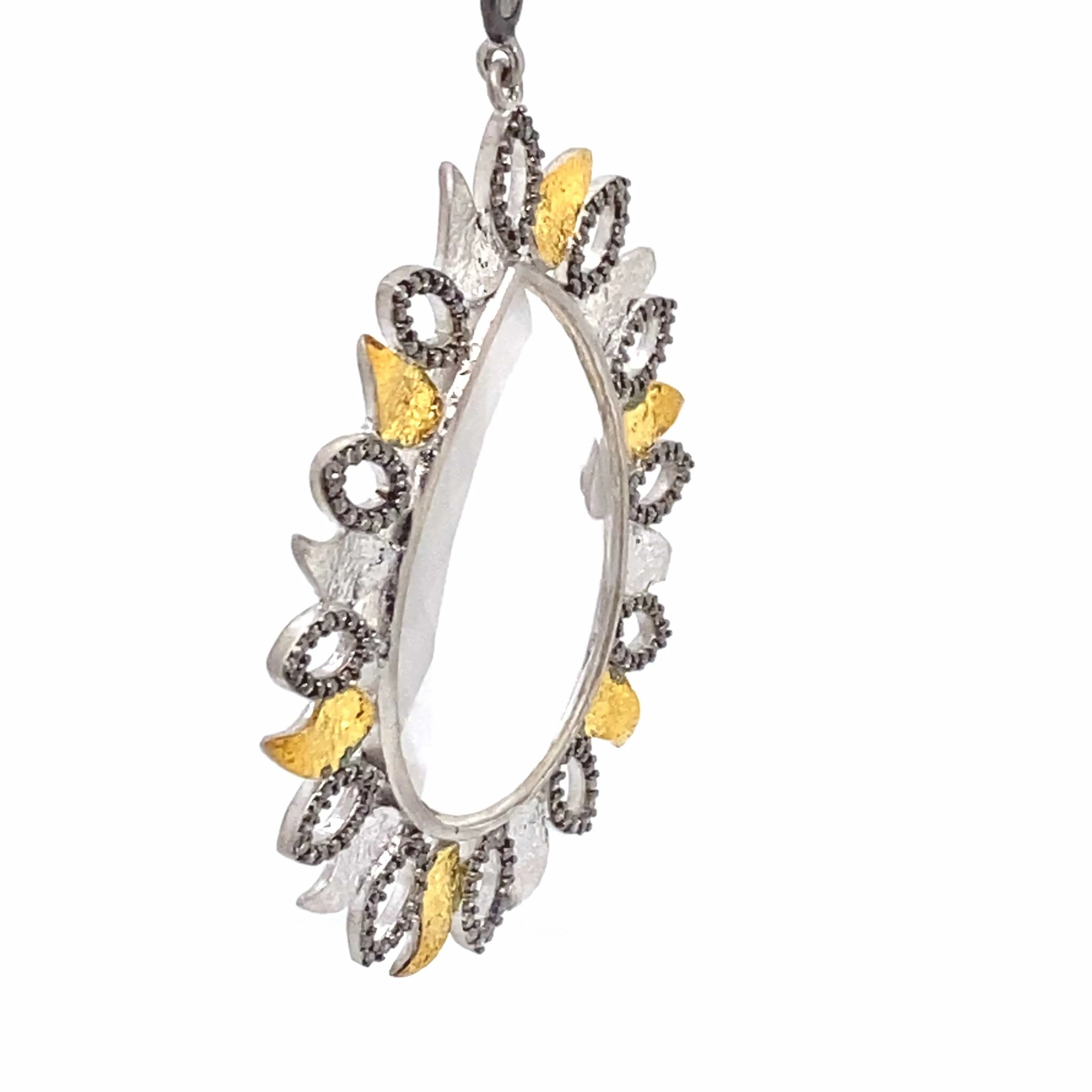 Sterling Silver Vitality Crystal Drop Earring