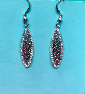 Sterling Sliver Trinity Knot Earrings