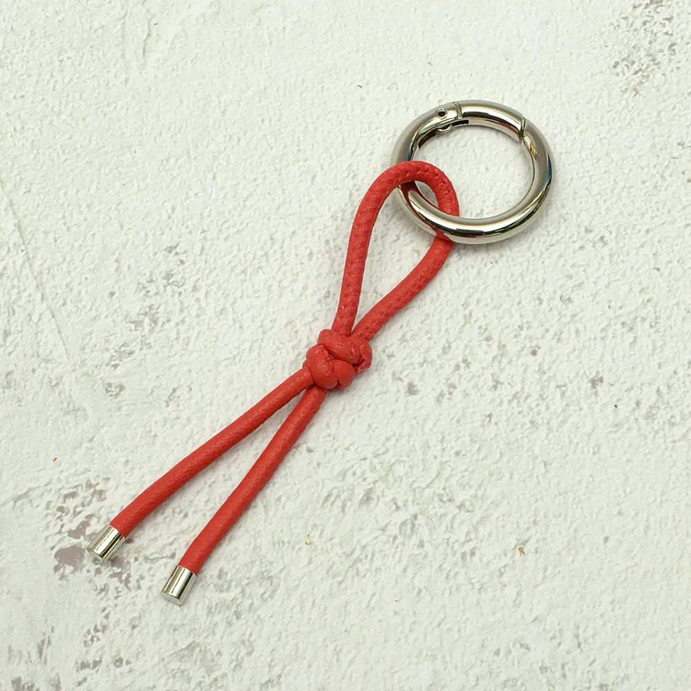 Stitched Napa Leather Cord Lam skin Round Strap necklace mask strap MLT- P0000DRS