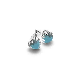 Stolen Girlfriends Club Love Claw Earrings - Sterling Silver & Mood Crystal