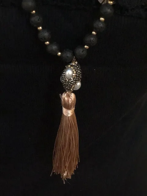 Stone & Gem beaded statement  Necklace