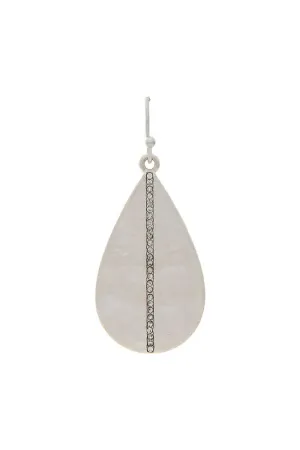 Stripe Teardrop Earring