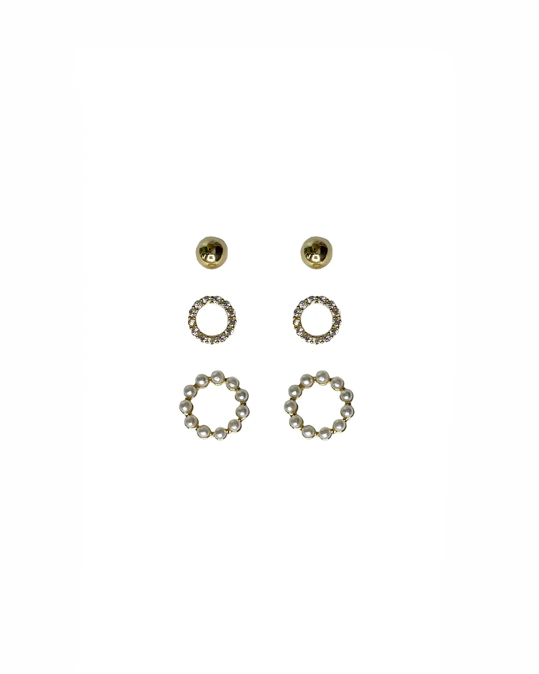 Stud Earrings Set