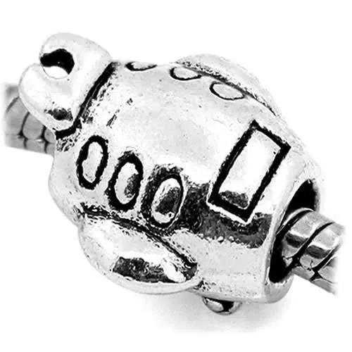 Submarine Charm European Bead Compatible for Most European Snake Chain Bracelet
