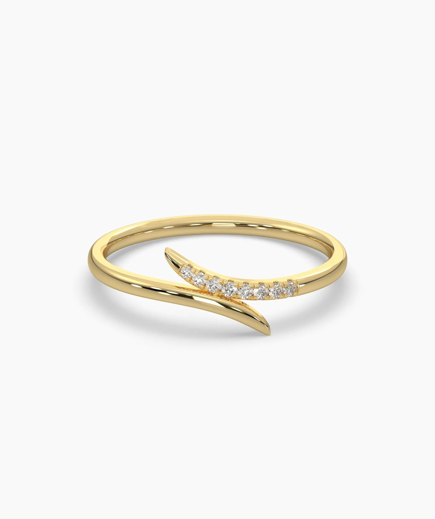Subtle Diamond Accent Ring