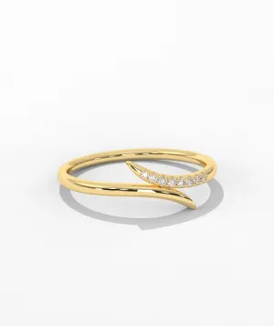 Subtle Diamond Accent Ring