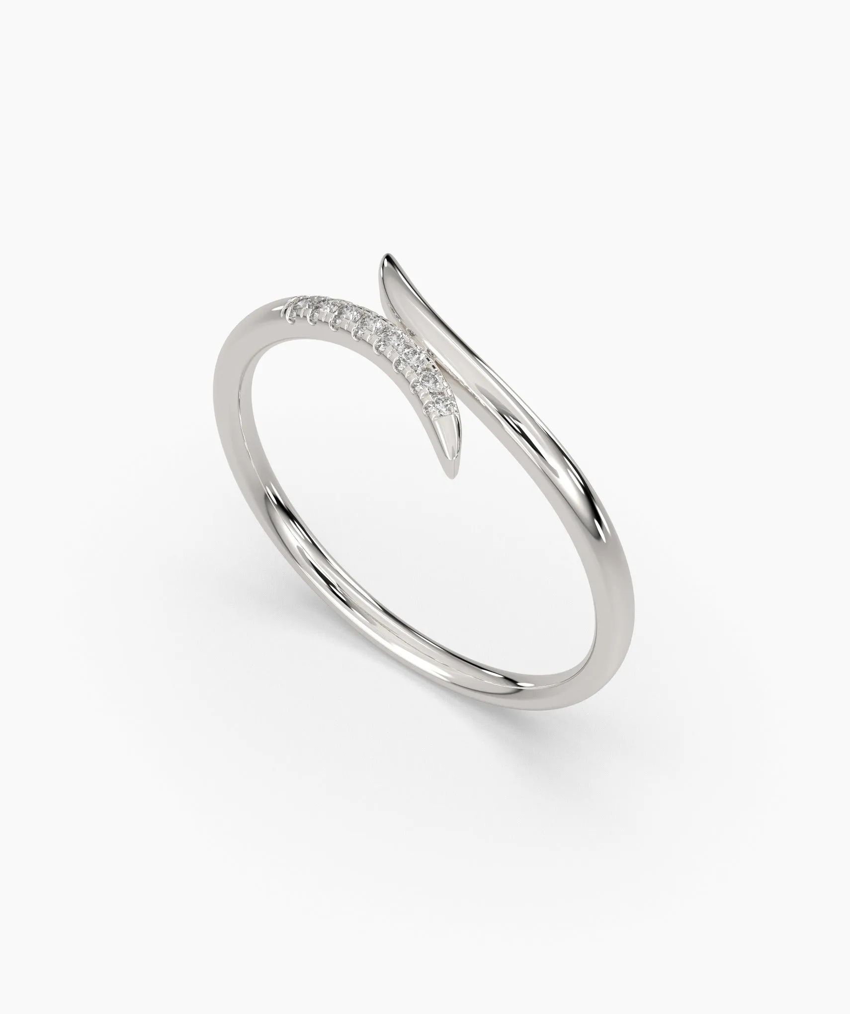 Subtle Diamond Accent Ring