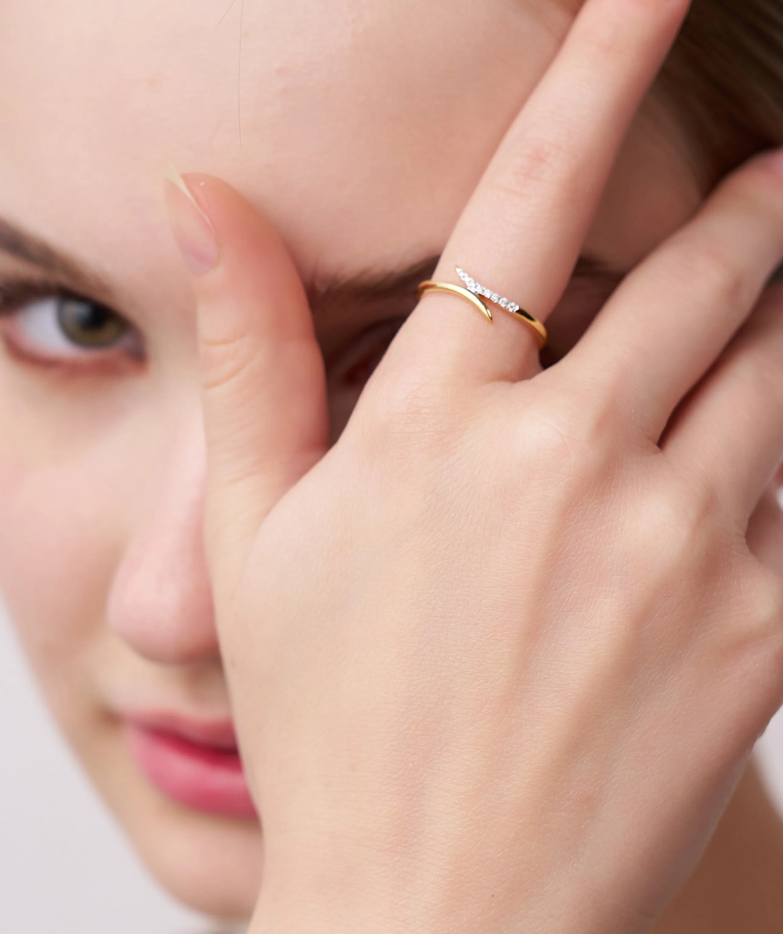 Subtle Diamond Accent Ring