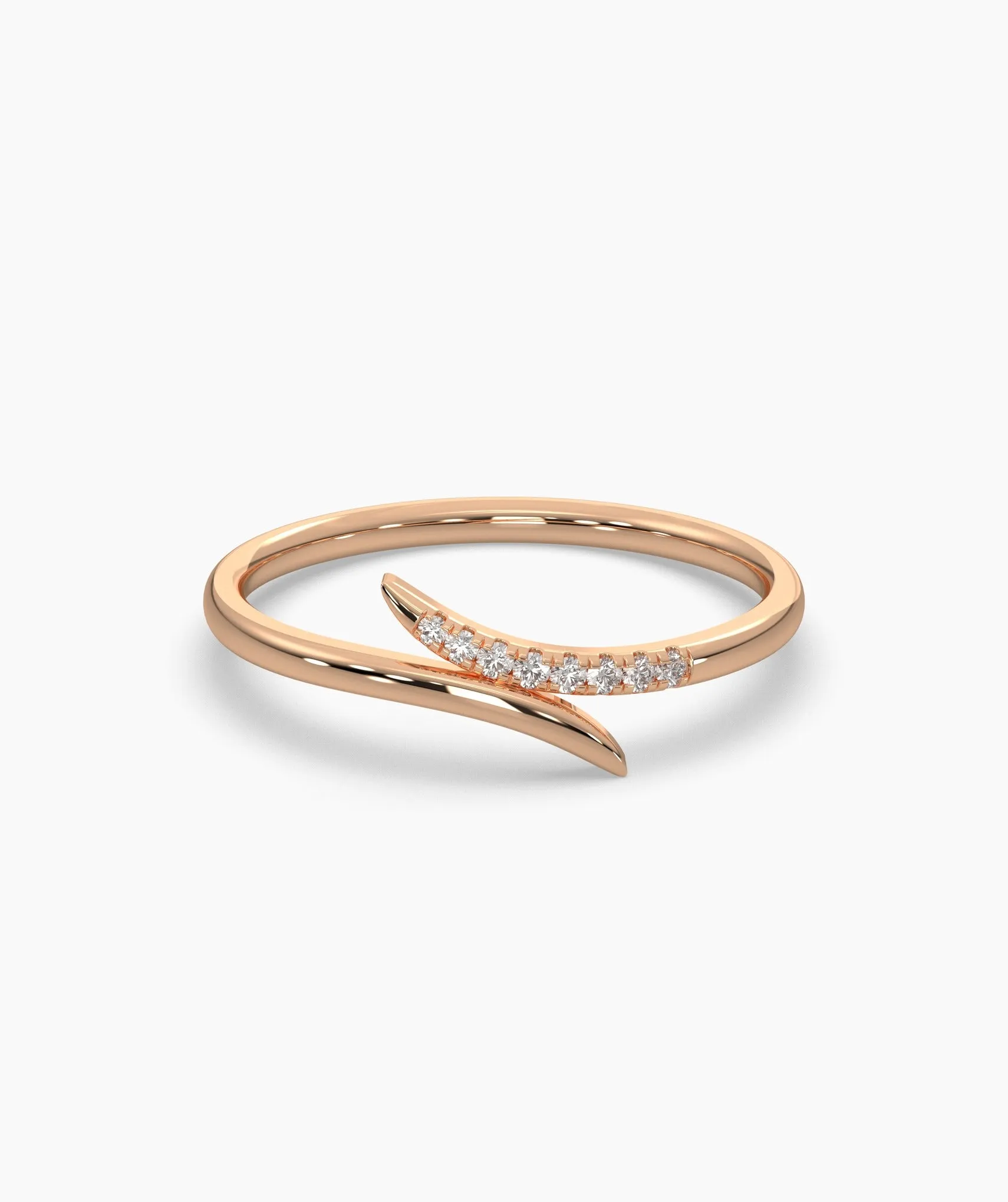 Subtle Diamond Accent Ring