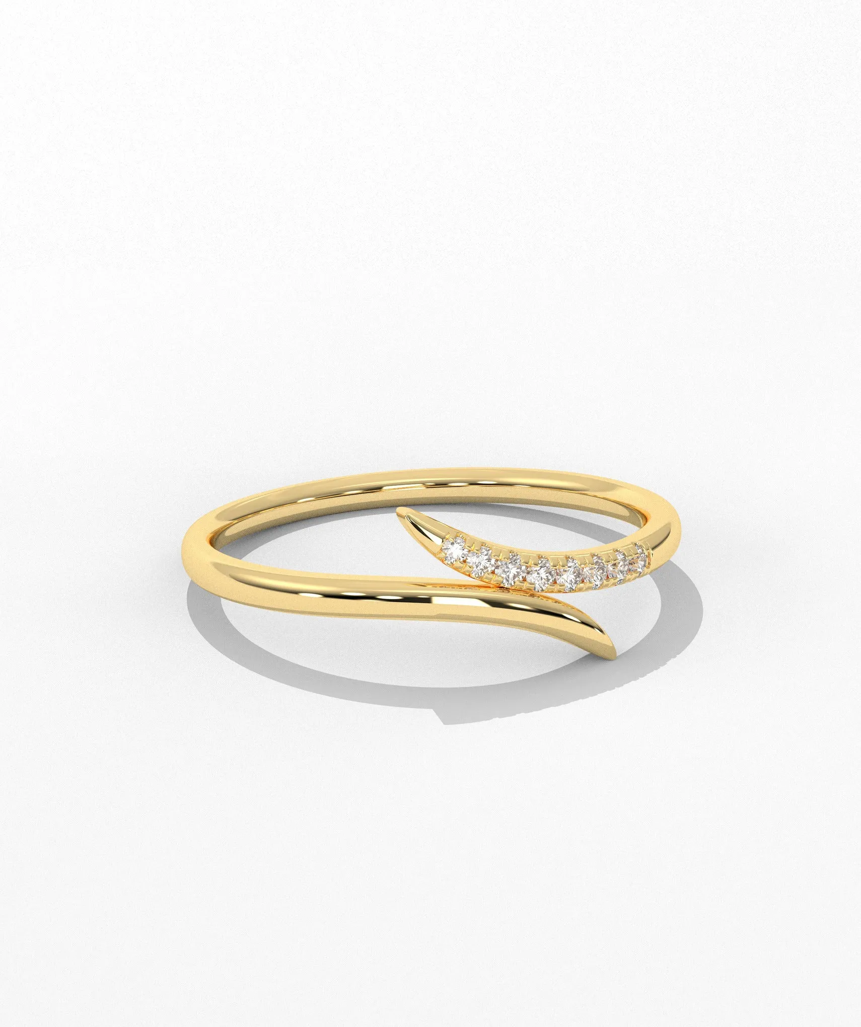 Subtle Diamond Accent Ring