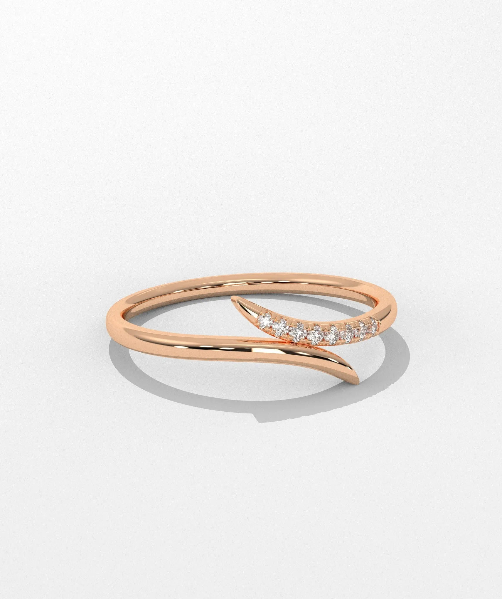 Subtle Diamond Accent Ring