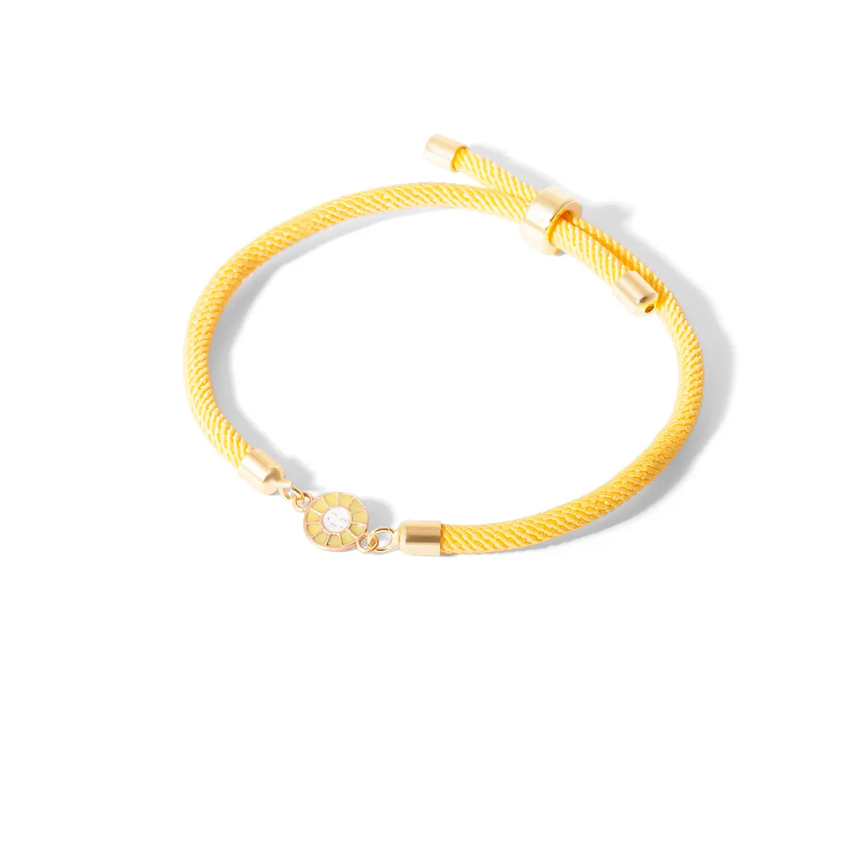 Sun Enamel Cord Bracelet