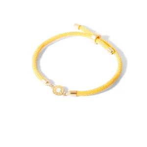 Sun Enamel Cord Bracelet