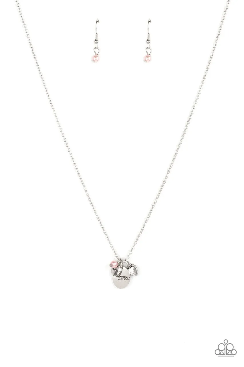 Super Mom Pink Paparazzi Necklace