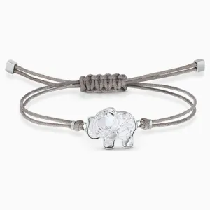 Swarovski Power Collection Elephant Bracelet Gray Stainless Steel Size M