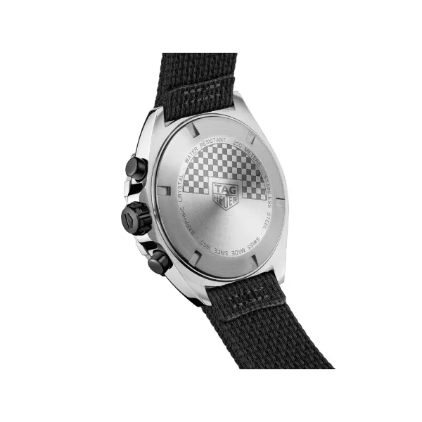 Tag Heuer Formula 1 Black Nylon Strap Grey Dial Chronograph Quartz Watch for Gents - CAZ101AG.FC8304