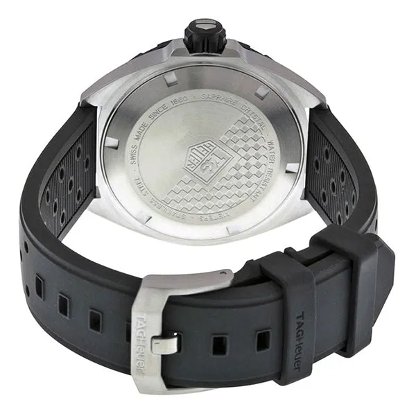 Tag Heuer Formula 1 Black Rubber Strap Black Dial Quartz Watch for Gents - WAZ1110FT8023