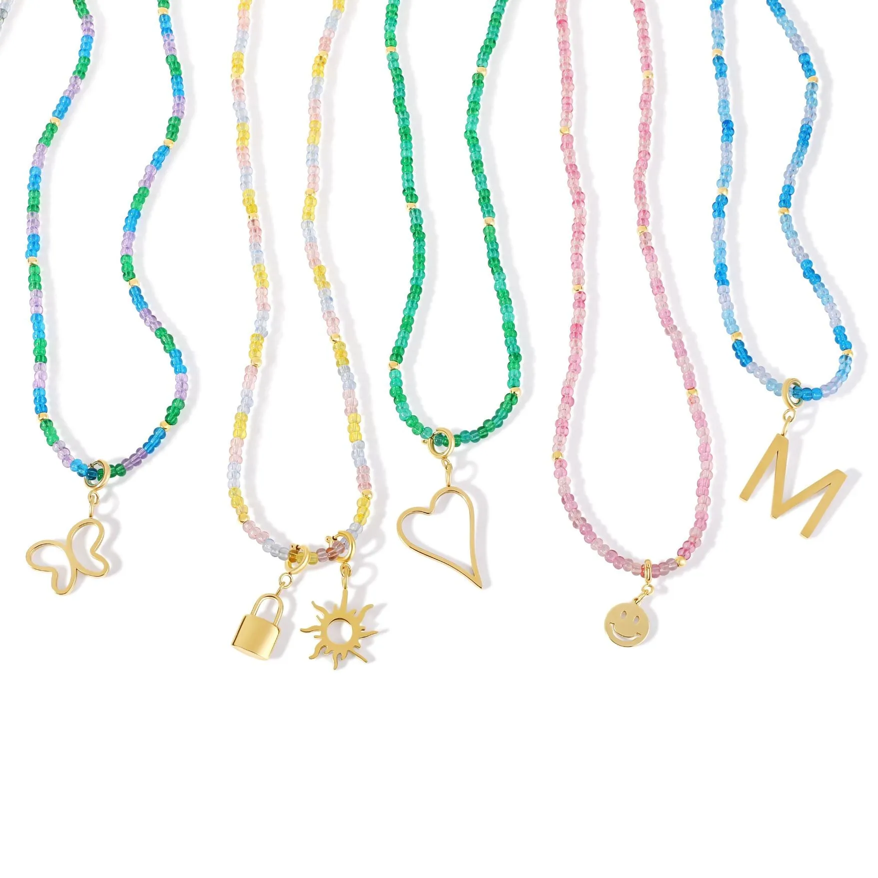 The Beaded Charm Necklace