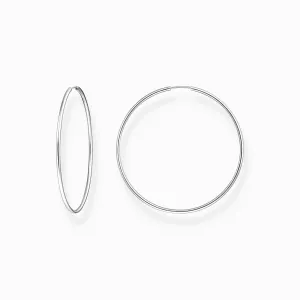 Thomas Sabo Sterling Silver Large Hoop Earrings