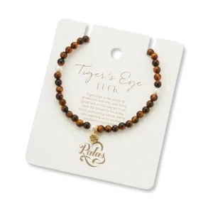 TIGERS EYE & PEARL PROSPERITY BRACELET