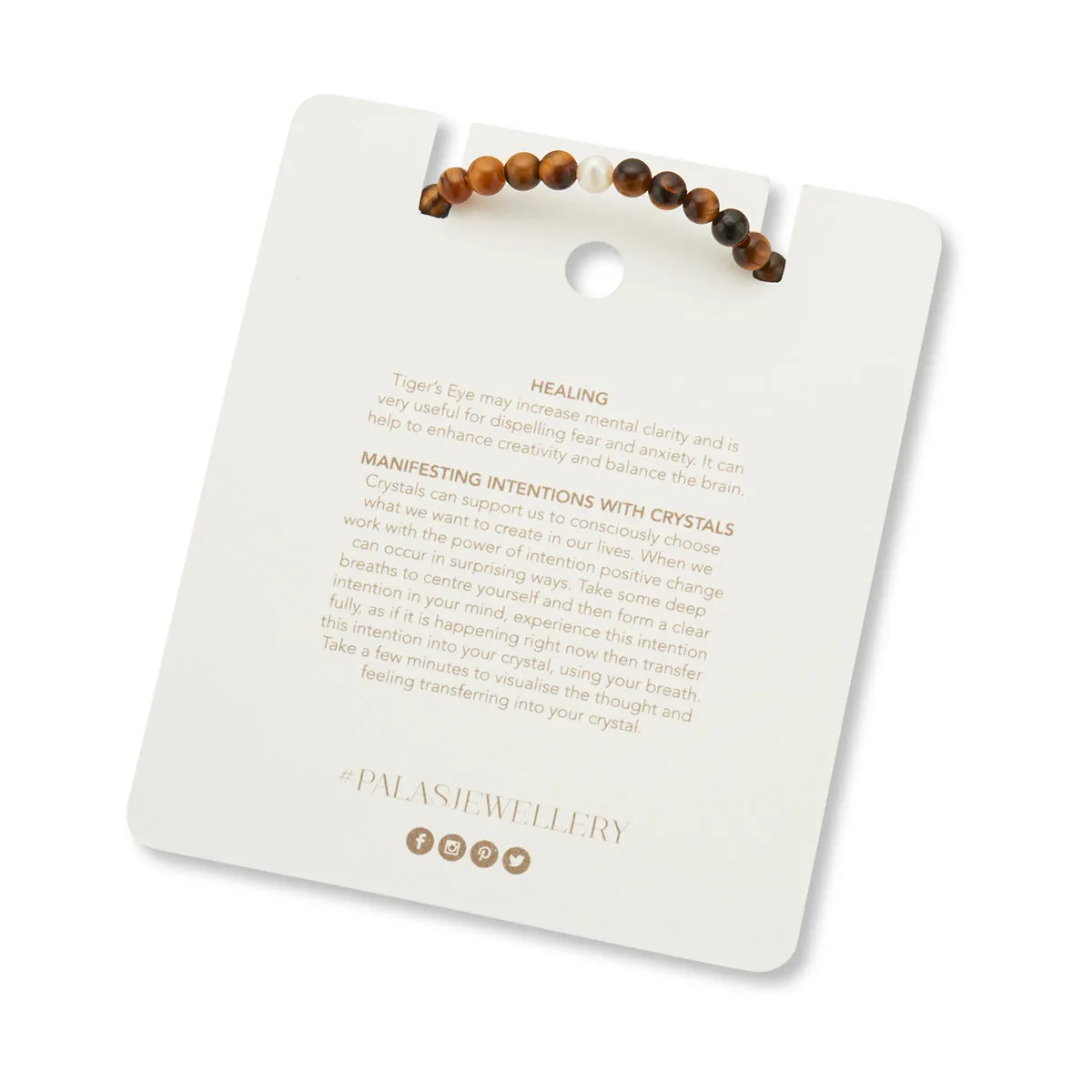 TIGERS EYE & PEARL PROSPERITY BRACELET