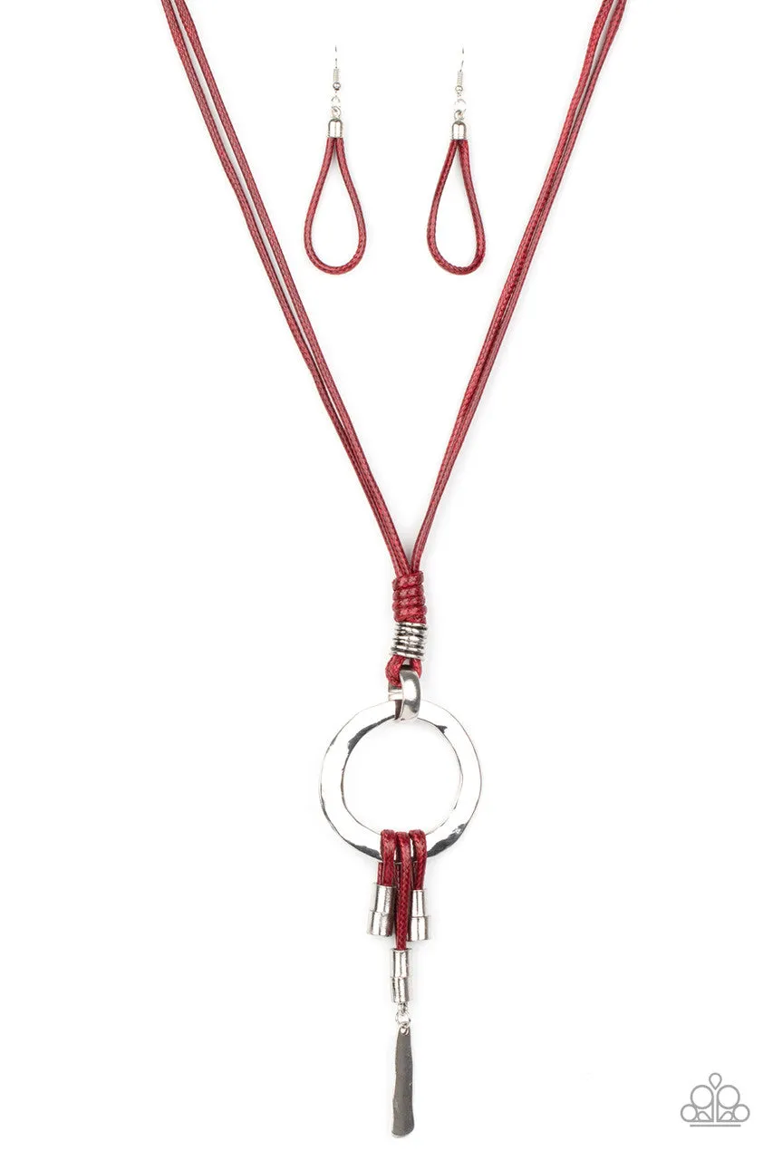 Tranquil Artisan Red Paparazzi Necklace