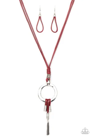 Tranquil Artisan Red Paparazzi Necklace