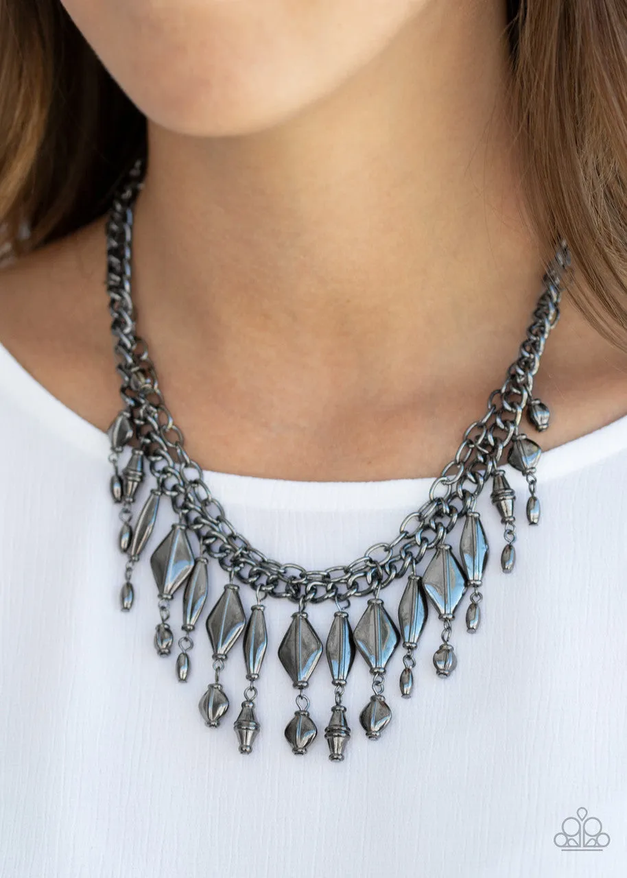 Trinket Trade Black Paparazzi Necklace