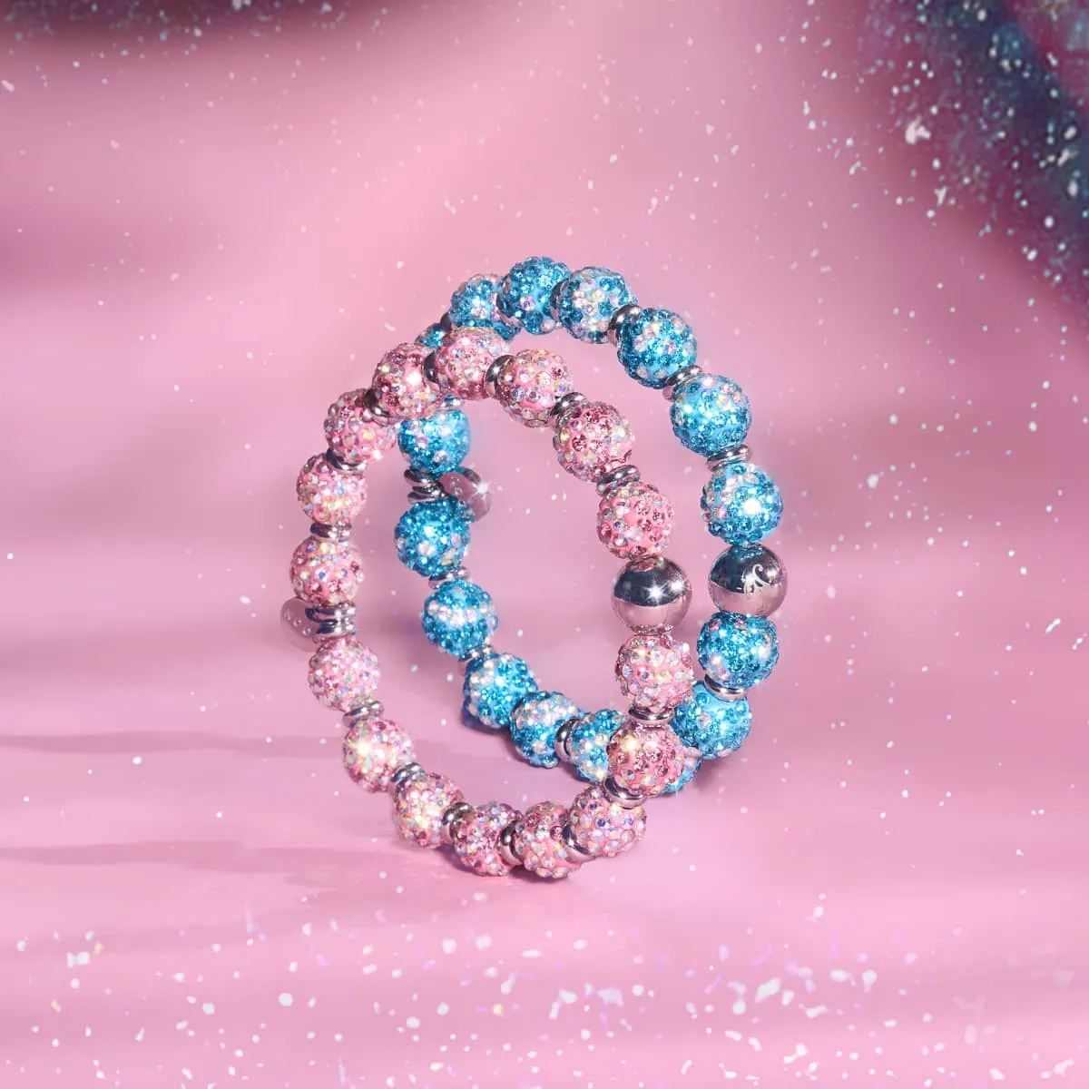 Turquoise Confetti | Deluxe Crystal Kikiballa Bracelet