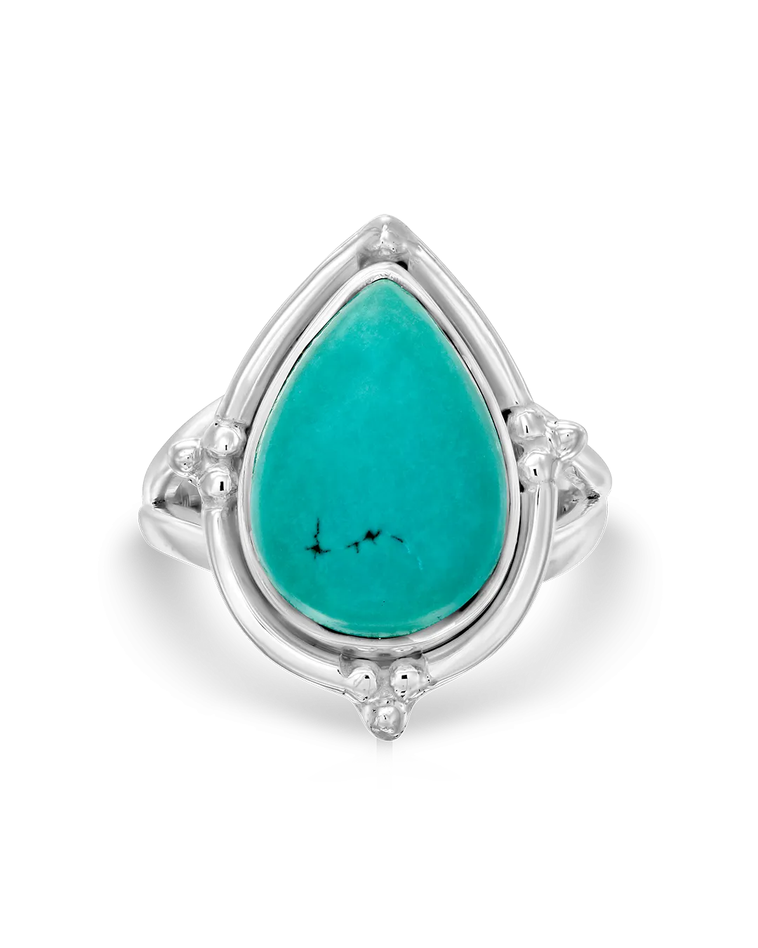 Turquoise Teardrop Ring