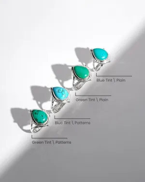 Turquoise Teardrop Ring