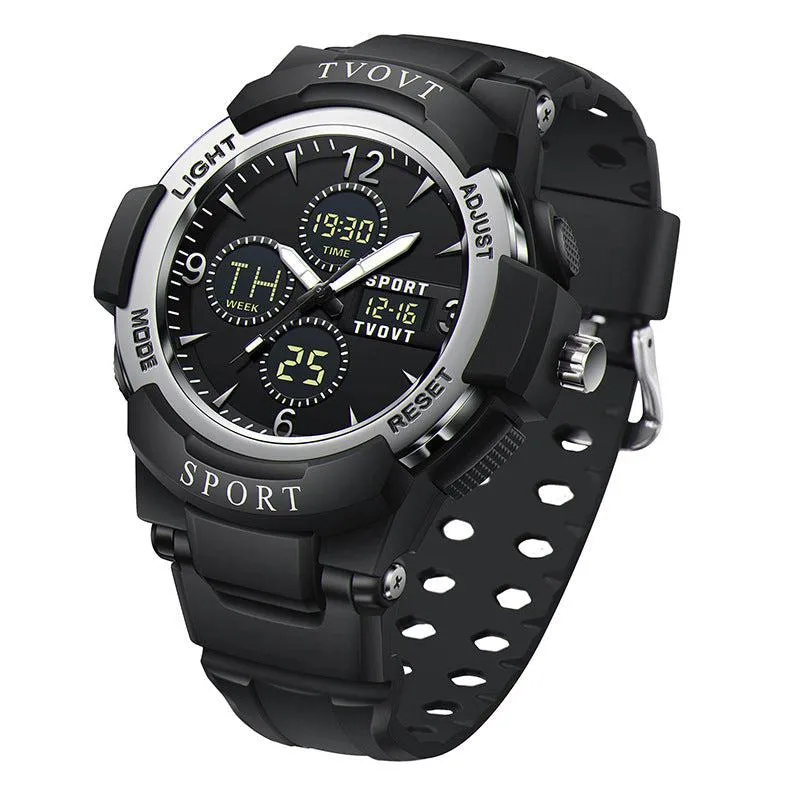TVOVT 8805 Analog Digital Men's Waterproof Multifunctional Electronic Watch