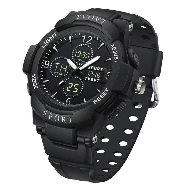 TVOVT 8805 Analog Digital Men's Waterproof Multifunctional Electronic Watch
