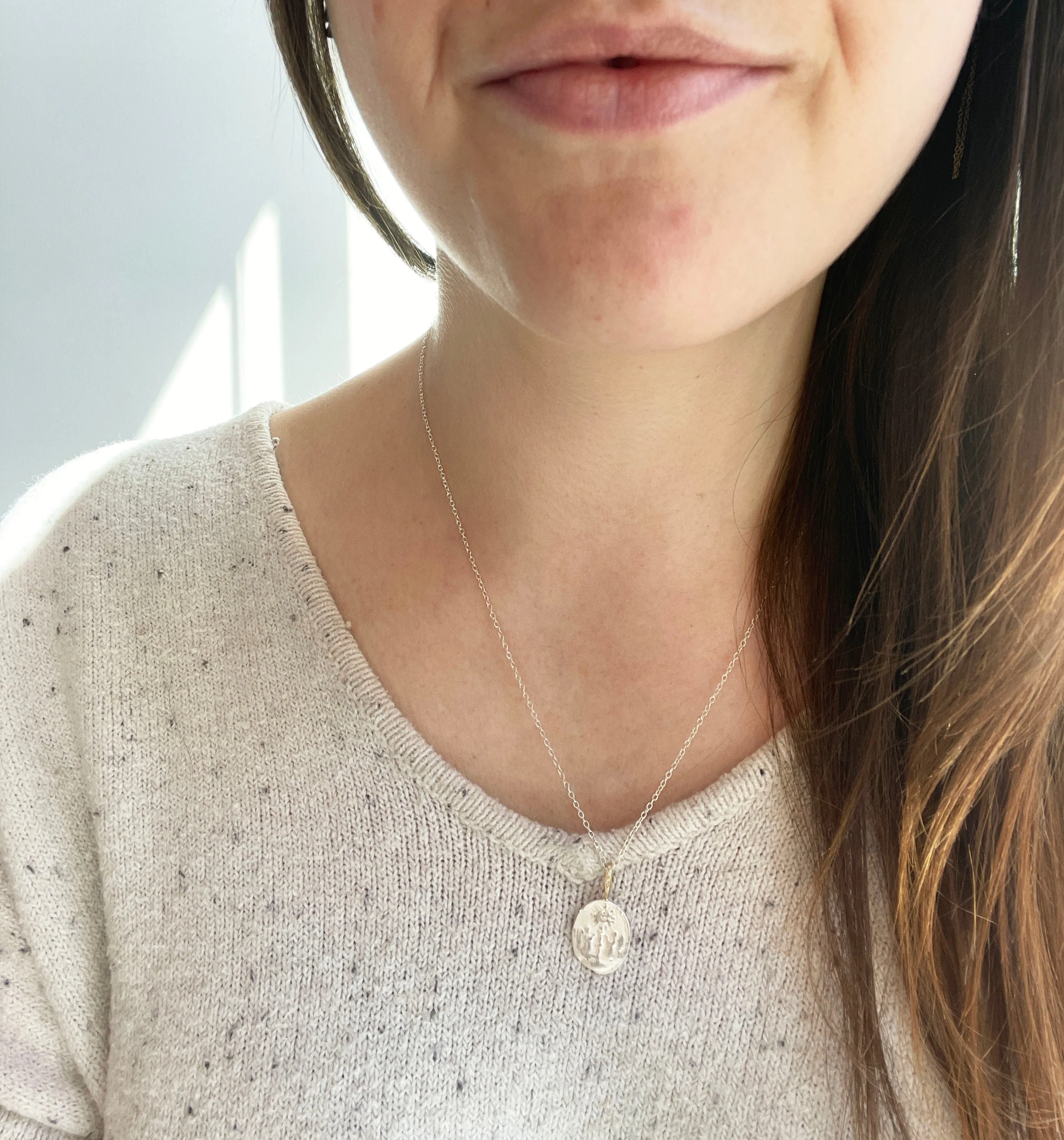 Two Angels Necklace