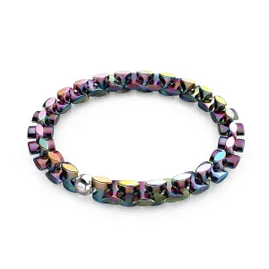 Unicorn Silver | Monroe Links | Hourglass Bracelet