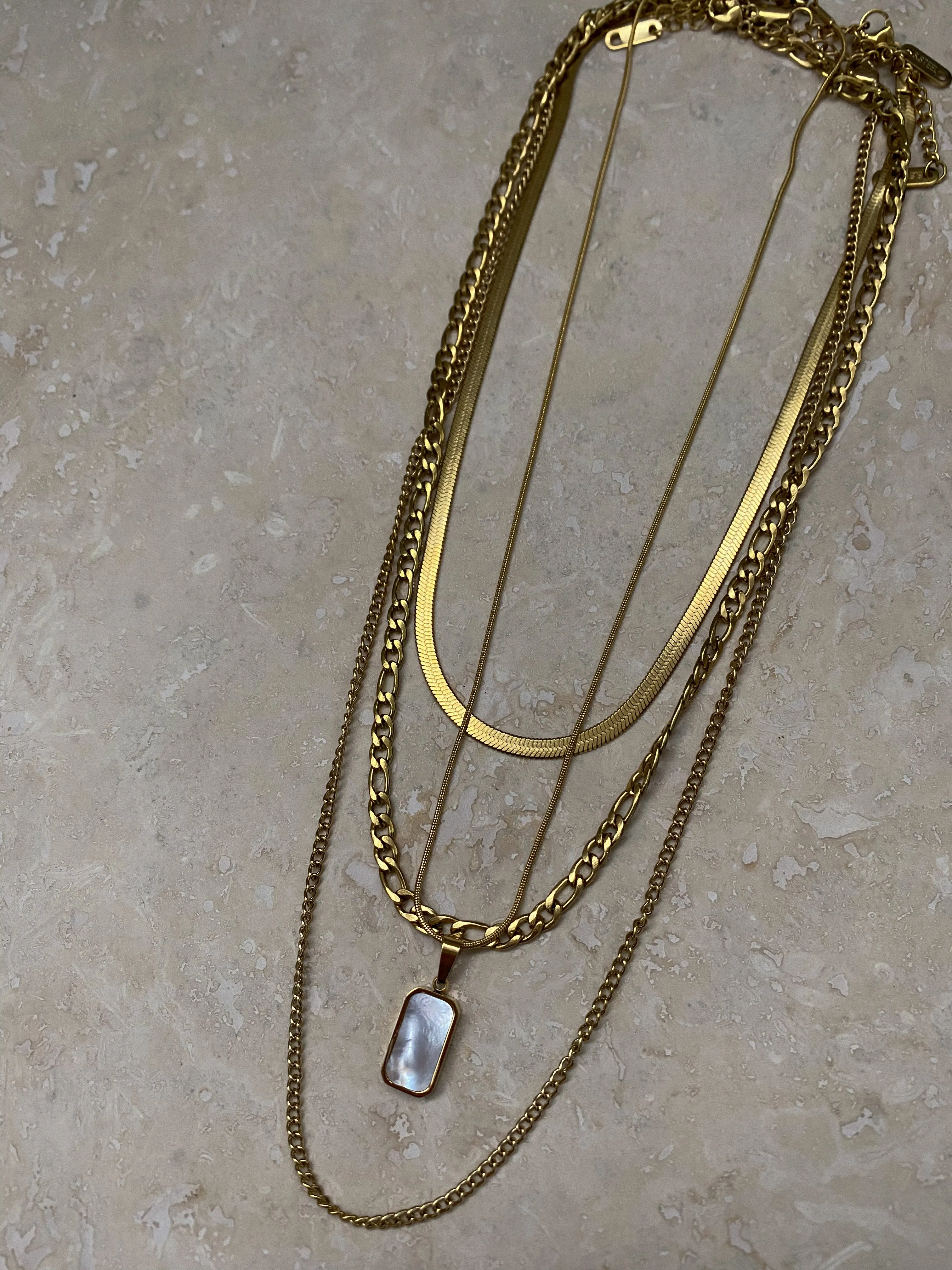 Vanessa Modern Reversible Necklace