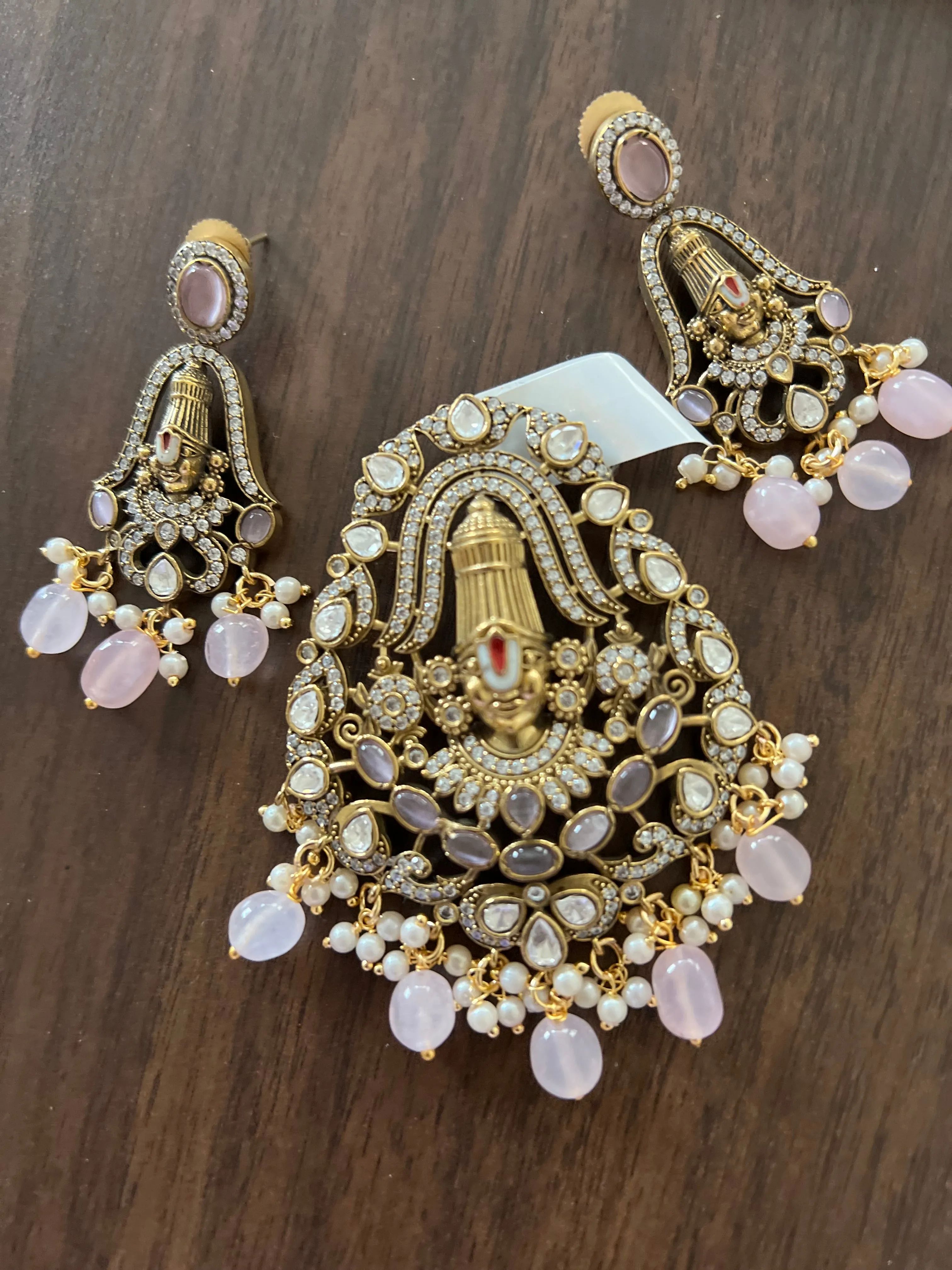 Victorian Balaji Pendant set