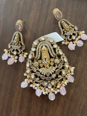 Victorian Balaji Pendant set