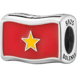Vietnam Flag Bead Charm