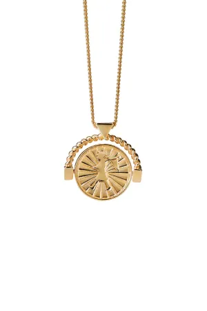 Voyager Spin Necklace Gold
