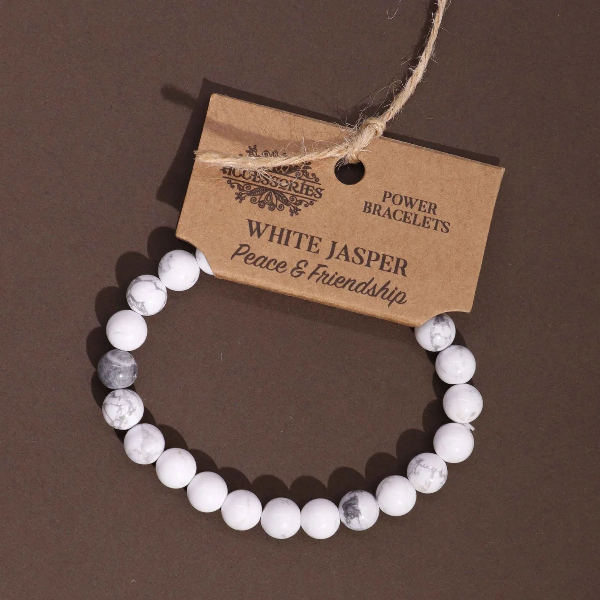 White Jasper Power Bracelet