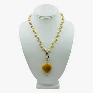 Yellow Pearl Necklace