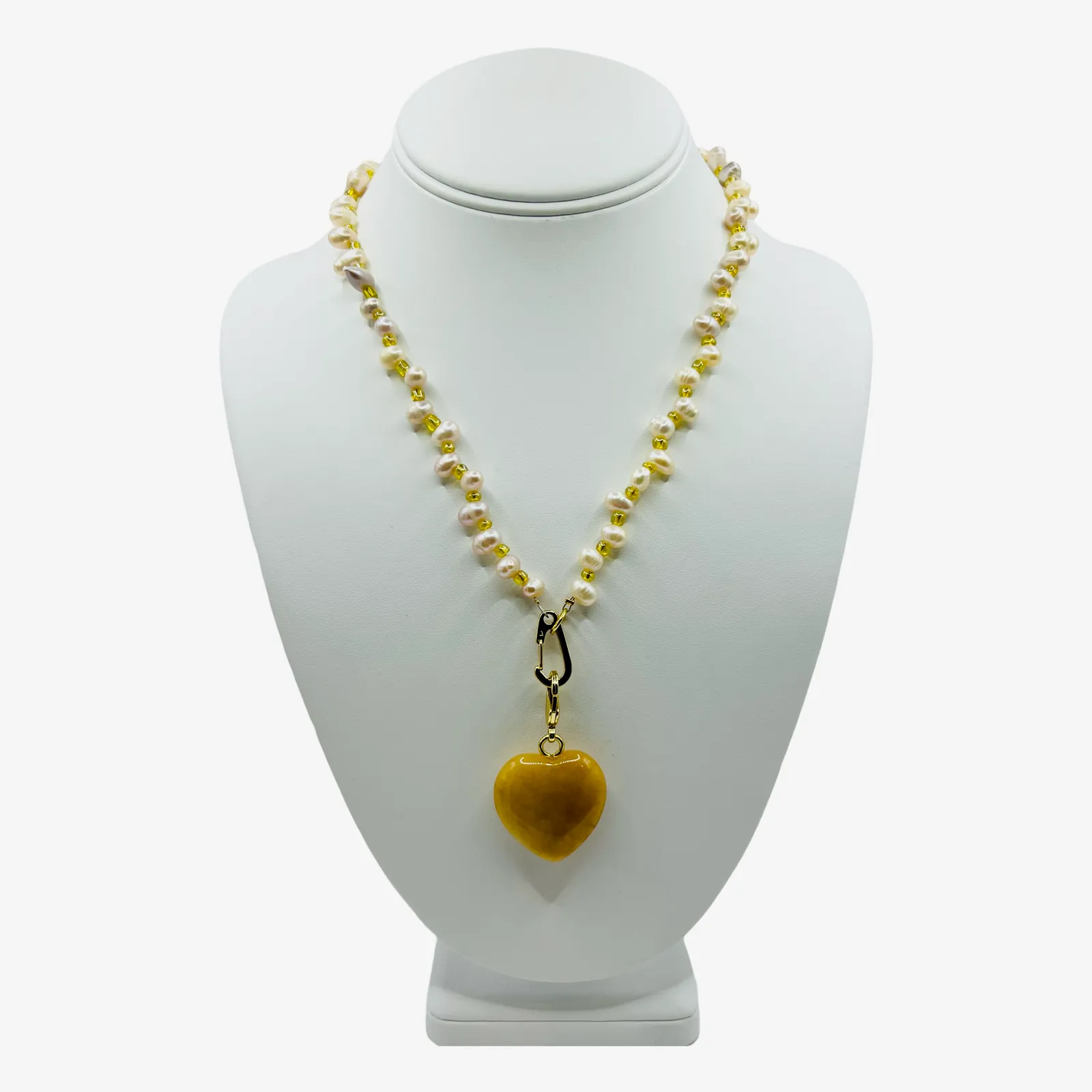 Yellow Pearl Necklace