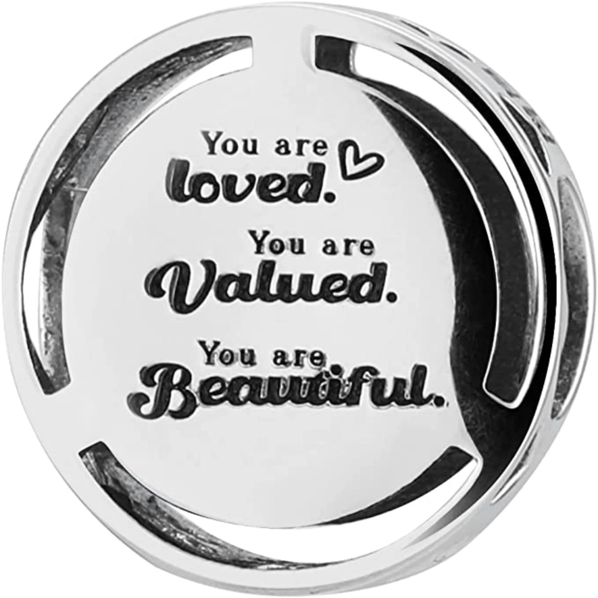 You Are Loved, Valued, Beautiful Bead Charm