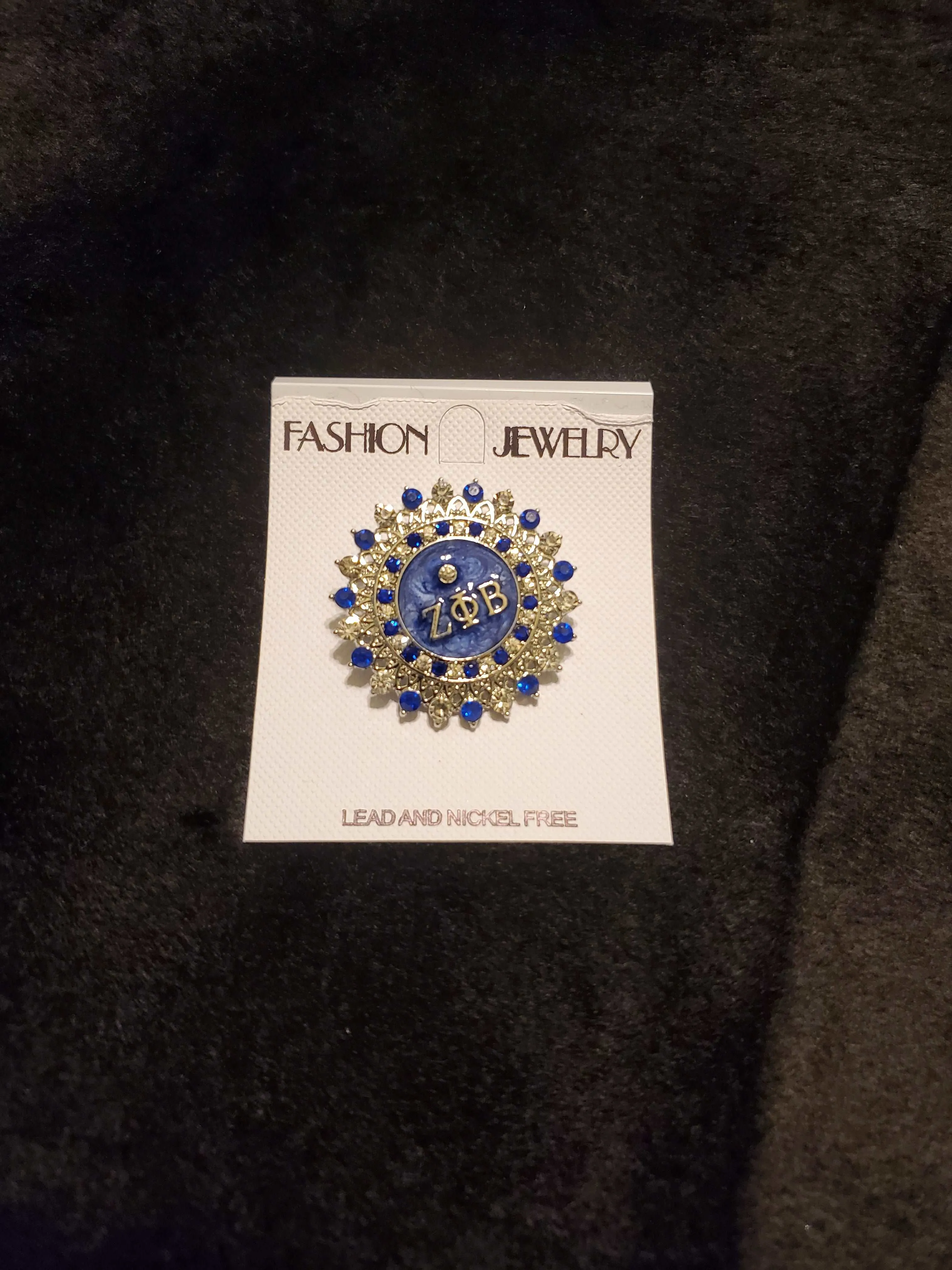 Zeta Medallion Pin