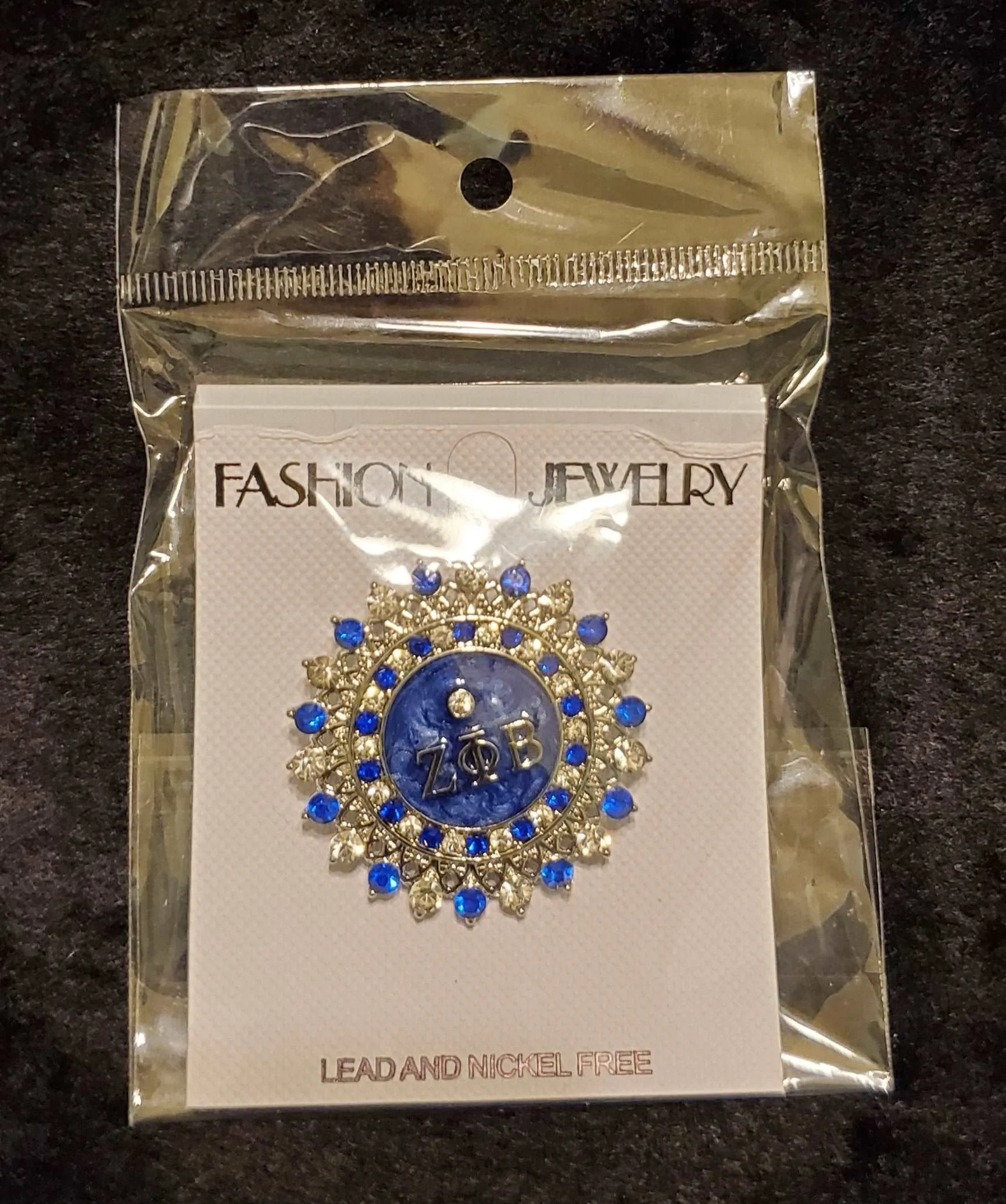 Zeta Medallion Pin